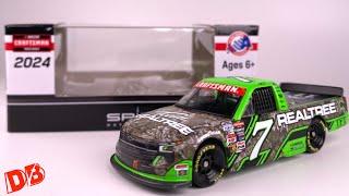 2024 KYLE BUSCH TEXAS RACED WIN REALTREE CHEVY SILVERADO DIECASTBUFFET NASCAR DIECAST REVIEW 1/64