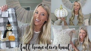 FALL HOME DECOR HAUL | NEUTRAL RUSTIC GLAM | HOME GOODS HAUL! | ERICA LEE