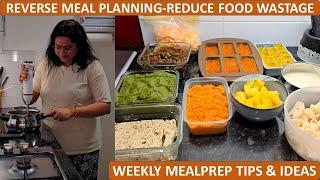 Indian Weekly Meal Planning & Preps | Time & Money Saving Tips & Hacks | Reverse Meal Prep