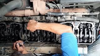 TUNE UP TUTORIAL FIRING ORDER RUNNING MATE VALVE ADJUSTMENT ENGINE MTC 315 CUMMINS INTERNATIONAL