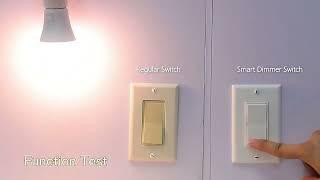 Z-Wave Plus Smart Dimmer Light Switch 3 Way Built-in Z-Wave Repeater Works with SmartThings, Wink