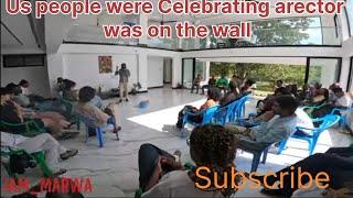 Breaking news!!! A negative reactor on top of the fence @iam_marwa Villa as people Celebrate