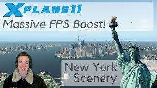 X-Plane FPS Performance Boost / Tweak - Demo on New York Scenery (X-Plane 10/11)