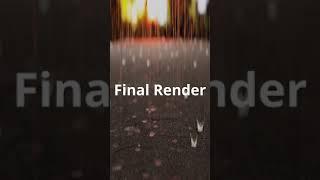 RainSimulationBlender #shorts