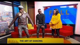 Mwikali learns Odi Dance on Live TV | Keeping up with the art of Tiktok Dancing