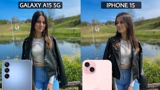 Samsung Galaxy A15 5G Vs iPhone 15 Camera Test