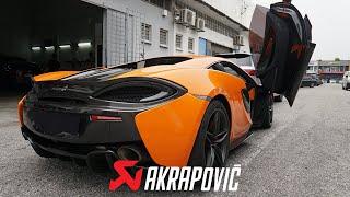 MCLAREN 570S X AKRAPOVIC EXHAUST | SOUND TEST