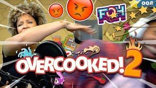 SHE tried to FIGHT ME over a GAME! OverCooked 2 | runJDrun