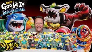 Heroes of Goo Jit Zu Deep Sea Goo Tidal Smash Thrash VS Hammerhook & More! Adventure Fun Toy review!