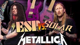 ESP VS. SOLAR / DIMEBAG EQ /  0.85 STRINGS / METALLICA INFLUENCE - FAQ175