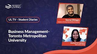 Business Management: Toronto Metropolitan University I Student Diaries | UL TV