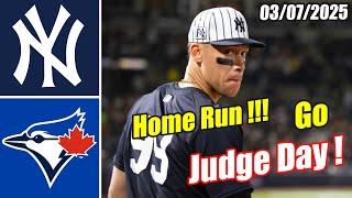 New York Yankees vs Toronto Blue Jays Full Game Highlights (03/07/2025) | MLB Highlights 2025