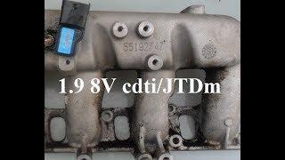 How to remove intake manifold - 1.9 8v cdti/JTDm Z19DT - Astra, Vectra, Zafira, Vectra, Saab, Alfa