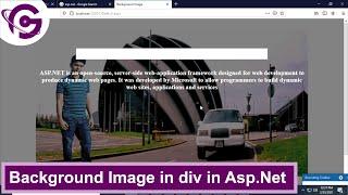 How to add background image in div in asp.net with no-repeat.