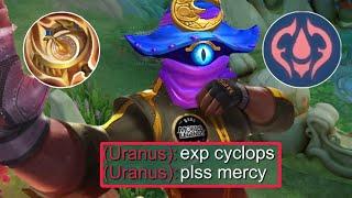 NEW CYCLOPS EXP LANE IN SOLO RANKED!(pls dont try) - Mobile Legends