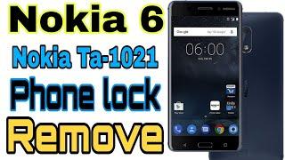 Nokia Ta-1021 Hardreset | Nokia 6 Pattern/Pin/Password Unlock | Remove lock |