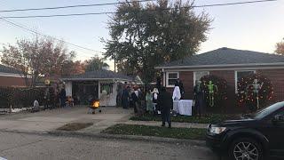 My 2020 Halloween Display on Halloween Night At My Uncles House