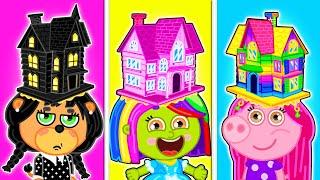 MrLion India | Colored Birdhouse Challenge | Cartoon for Kids