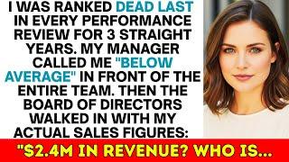 I Was Ranked Last In Performance Reviews For 3 Years, Until The Board Discovered My...