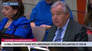 Global Community Marks 30th Anniversary Of Beijing Declaration At CSW 69