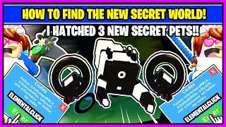 CLICKING CHAMPIONS! NEW SECRET PORTAL LOCATION! I HATCHED 3 NEW SECRET PETS!TWITTER CODES! - ROBLOX