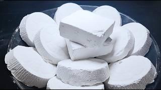 Plain White Buttery Soft Chalk Crushing asmr & Powder Play | Gym Chalk ASMR #gymchalkasmr #notalking