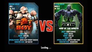 Real Steel WRB Fat Boy VS Zeus (Champion) NEW Robot updating