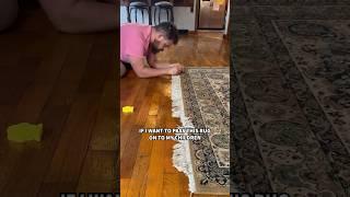 Society thrives when we repair, not rebuild. #diy #repair #homestead #family #rug #rugrepair #advice