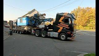 Transport of 45tons pile rig