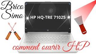 Comment ouvrir et réparer HP HQ-TRE 71025  كيف تفتح الحاسوب وتنظفه وتصلحه بنفسك