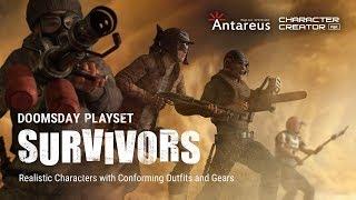 Character Creator 3 - Content Pack: Doomsday Playset - Survivors