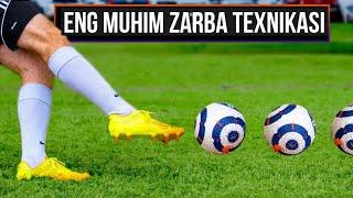 10ta MUHIM ZARBA YO'LLASH USULI / futbol fintlari o'rganish