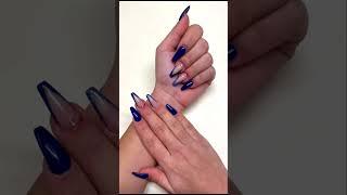 ideias de unhas azul / inspirações de unhas  #unhas #unha #unhasdecoradas #ideiasdeunhas #shorts