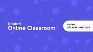 Grade 4 - Mathematics - Fractions 1 / WorksheetCloud Video Lesson