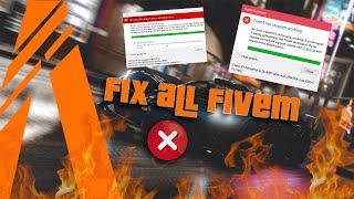 How to fix all Errors and Crashes on FiveM | 2024 | #fivem  #gta5