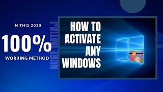 how to activate windows without product key||100% Working