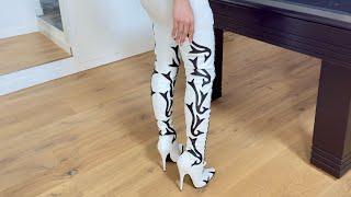 Unboxing My New Thigh High Heel boots