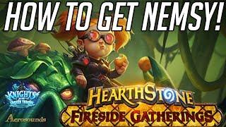 How to get Nemsy Necrofizzle The New Hearthstone Warlock Hero Skin: My Fireside Gathering Experience