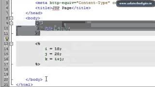 J2EE Tutorials for beginners  7  how to use jsp expressions, scriptlets, declaration