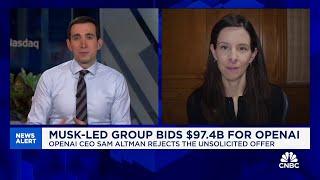 The Information's Jessica Lessin on Elon Musk's OpenAI bid: It's absolutely a shrewd move by Musk