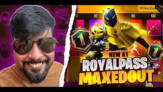 MAXING NEW A1 ROYALE PASS! 1 TO 100 RP MAX 