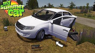 Accidental Lada Granta | Hit And Run | My Summer Car | 