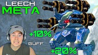 No Way! Leech Gets A DOUBLE Buff On The Live Server… Leech Meta? Living Legend | War Robots