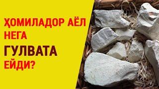 Ҳомиладор аёл нега гулвата ейди?