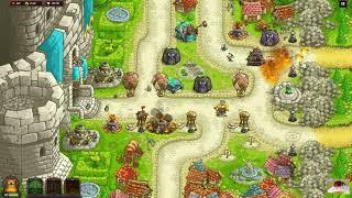 Kingdom Rush Vengeance (Безумец) -- ур.16. Замок Денаса, ур. 2. Коридоры Старого Города