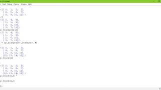 Numpy in Python | part 5 | Matrix Arrays in Numpy , Transpose of Arrays and Trace