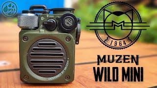 ЭТО ШОК ! Muzen Wild Mini Металлическая МИНИ Bluetooth Колонка в РЕТРО-Стиле Милитари, Обзор и тесты