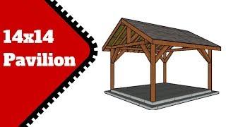 14x14 Pavilion Plans Free