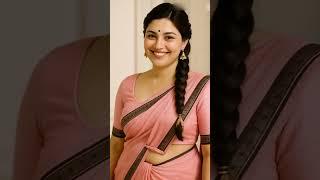 Beautiful Smile Woman/ Yea Habibi Song / Saree Model Indian 