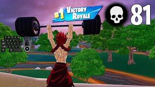 81 Elimination Solo Vs Squads "Zero Build" Wins Full Gameplay (Fortnite Chapter 4 Season 4)